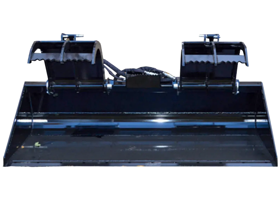 Low Profile Dirt Bucket with Grapple Top Dog Attachments