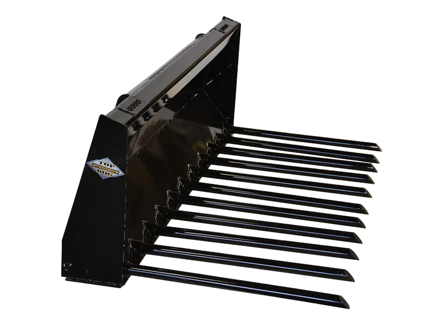 Manure Fork Bucket Top Dog Attachments