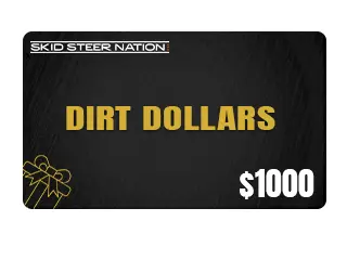 Dirt Dollars $1,000 Card Skid Steer Nation