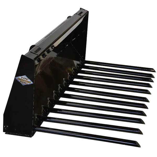 Manure Fork Bucket Top Dog Attachments