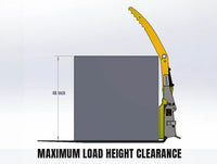Thumbnail for A technical drawing of a forklift with its maximum load height clearance labeled as 48 inches.