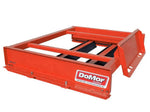 A DoMor SSF-72 box grader attachment, used for grading and leveling surfaces.