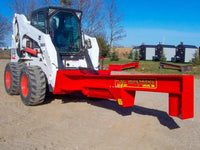 Thumbnail for A log splitter, which is a machine used to split logs of wood into smaller pieces. Log splitters are often used by people who burn wood for heat or who make their own firewood.