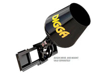 Thumbnail for The image shows a Digga Cement Micer Attachment. It’s a yellow attachment mounted on a skid steer loader. 